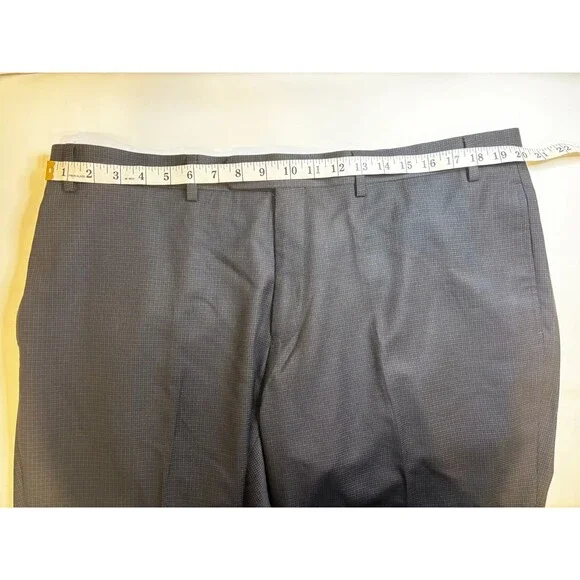 Ralph Ralph Lauren Mens 40x29 Gray Pleated Dress Pants Trousers Washable - Picture 4 of 6